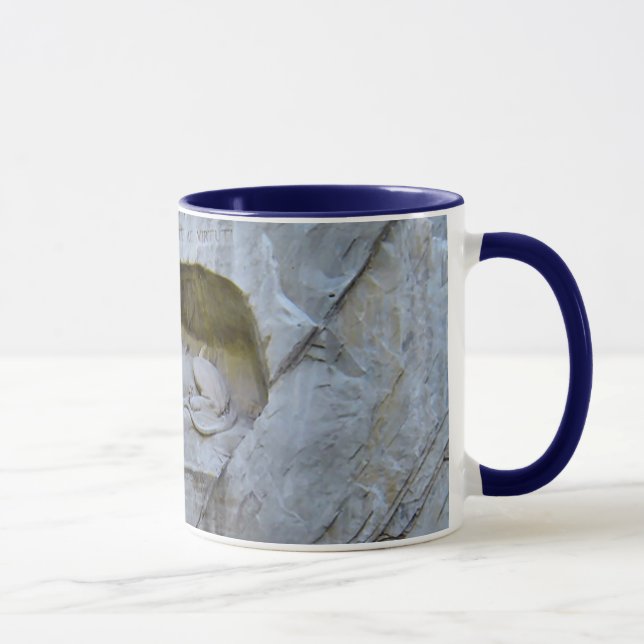 Lion Monument, Lake Lucerne Mug (Right)