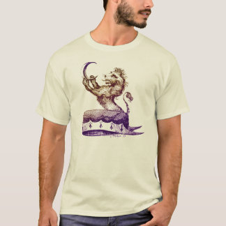 Lion Moon Graphic T-Shirt