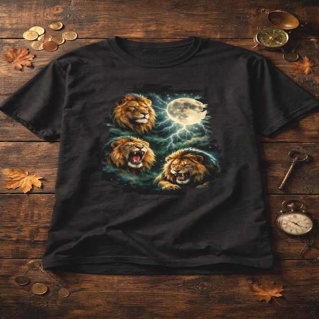 Lion Moon T-Shirt (Creator Uploaded)