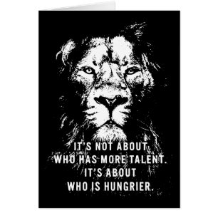 Lion - Motivational Words - Inspirational Cards