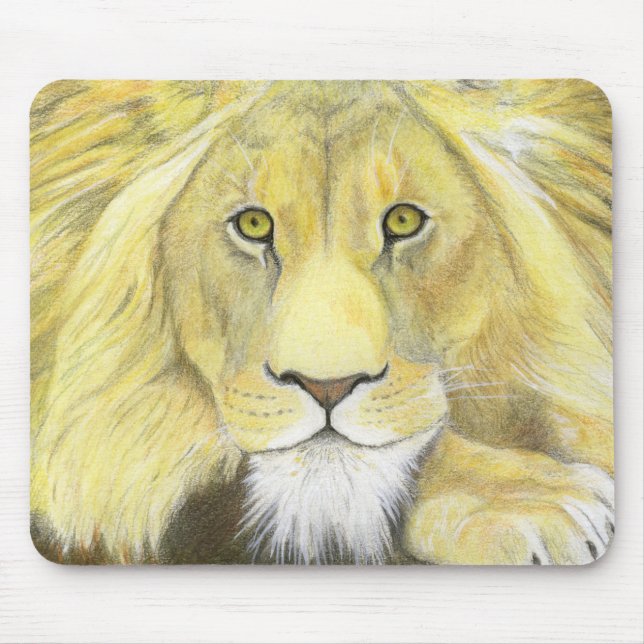 Lion Mouse Pad (Front)