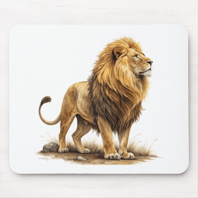 Lion Mouse Pad (Front)
