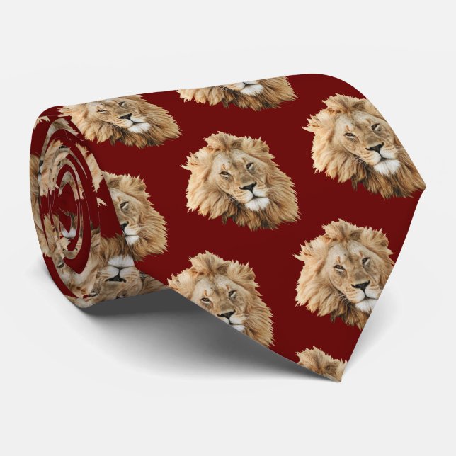 Lion Neck Tie (Rolled)