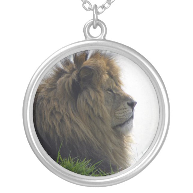 Lion Necklace for Leos (Front)