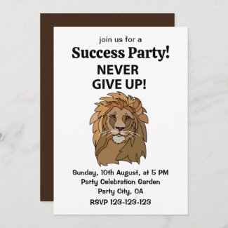 Lion Never Give Up Lion