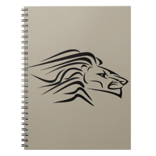 Lion Notebook - Custom Colors - Text