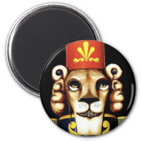 Lion Nutcracker Magnet