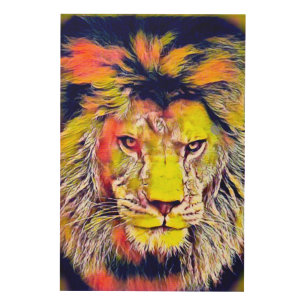 Lion of God Color Pencil Wildlife Art