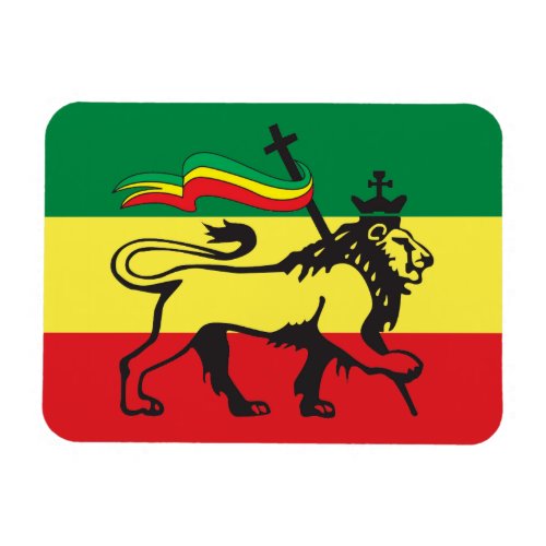 Lion of Juda _ Rastafara Rastafari _ Reggae Magnet