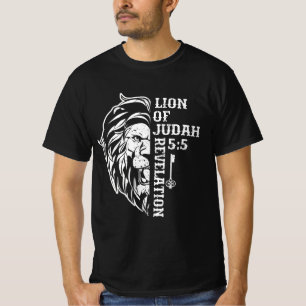 Lion of Judah 5 5 Christian Graphic Design Christi T-Shirt