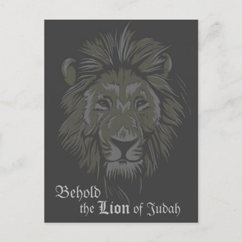 Lion of Judah Bible Verse Revelation 55 Postcard