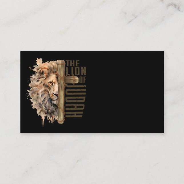 Lion of Judah Business Cards (Front)