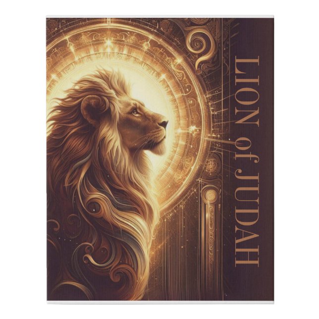 LION of JUDAH Canvas Wall Art (Front)