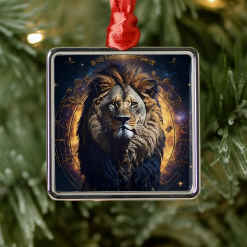 Lion of Judah Christian Jesus Christ Faith Metal Ornament