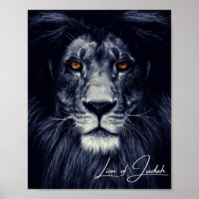 Lion Of Judah - Christian Poster (Front)
