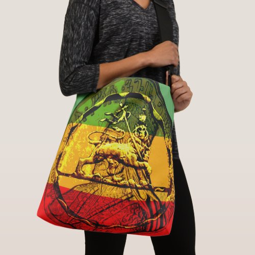 Lion of Judah Cross Body Tote Bag