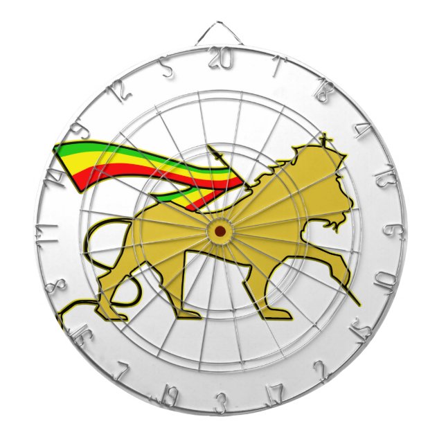 Lion Of Judah Dart Board (Front)