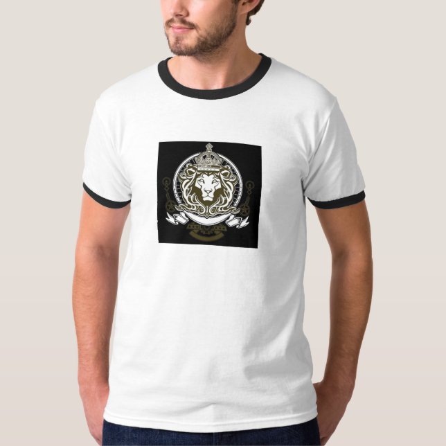 Lion of Judah - Dennis Brown Lyrics T-Shirt (Front)