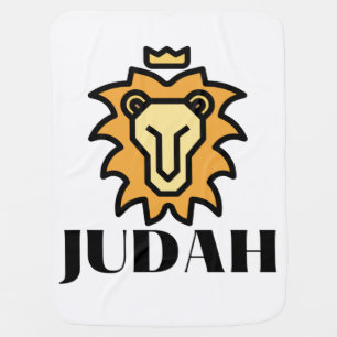 Lion Of Judah Faith Based Baby Blanket