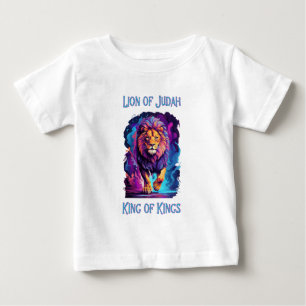 Lion of Judah Faith Jesus Christian Gift Baby T-Shirt