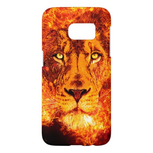 Lion of Judah Flaming Samsung Galaxy S7 Case