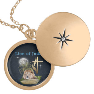 Lion of Judah Gold Plated Necklace