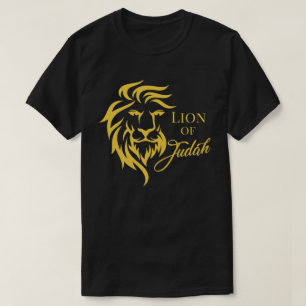 Lion of Judah Golden Yellow Christian Evangelical T-Shirt