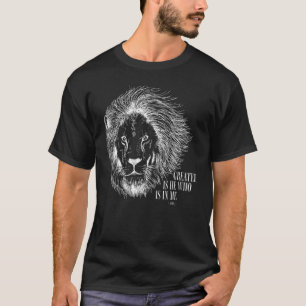 Lion Of Judah Greater Is He Christian  For Men Bib T-Shirt