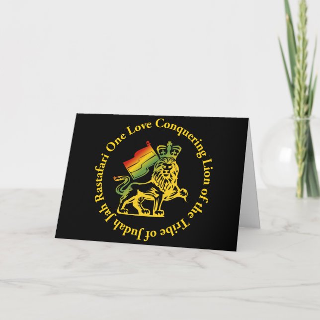 Lion of Judah Greeting Card (Front)