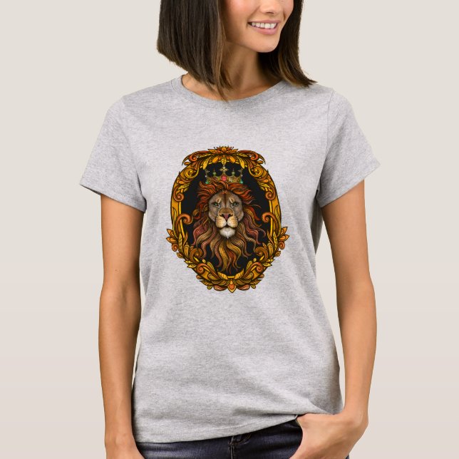 Lion of Judah - Haile Selassie - Girls Hoodie T-Shirt (Front)