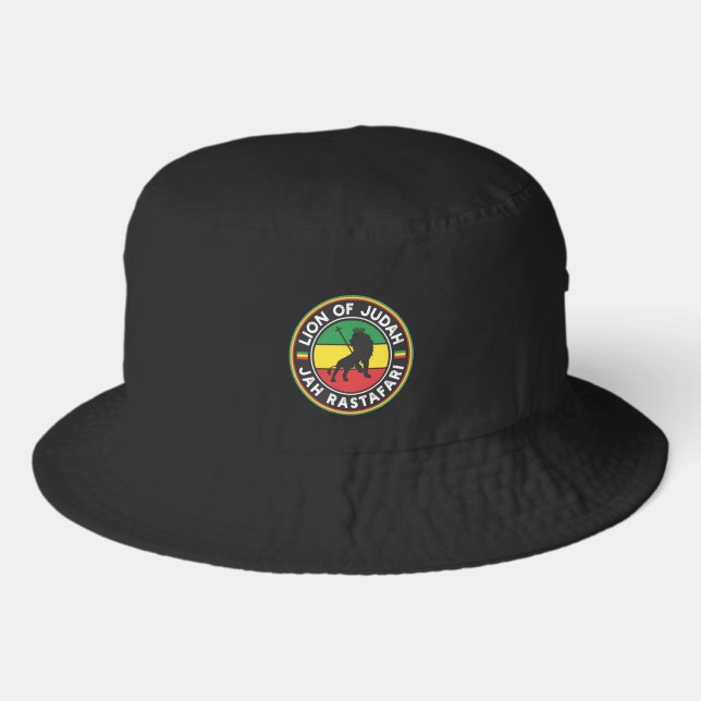 Lion of Judah - Haile Selassie - Jah Rastafari Hat (Front)