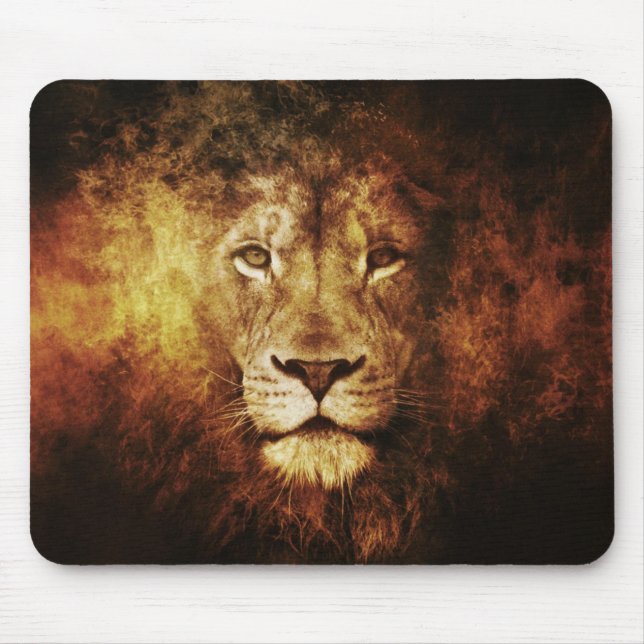 Lion of Judah - Haile Selassie Rastafari Mouse Pad (Front)