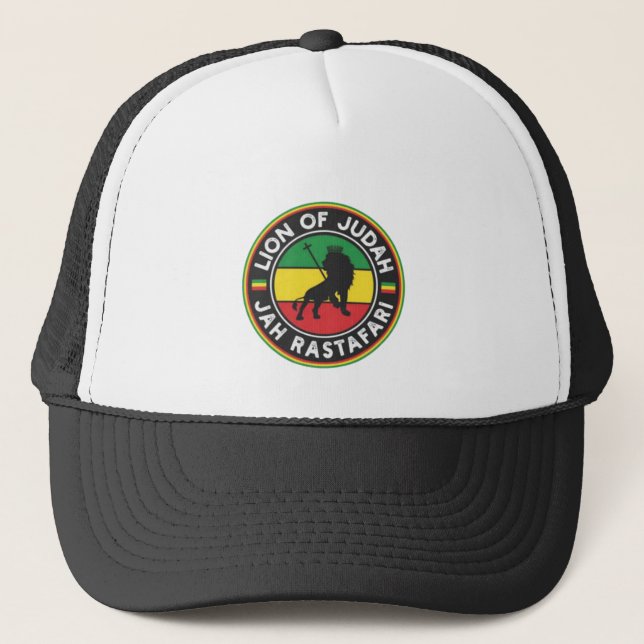 Lion of Judah - Haile Selassie - Trucker Cap (Front)