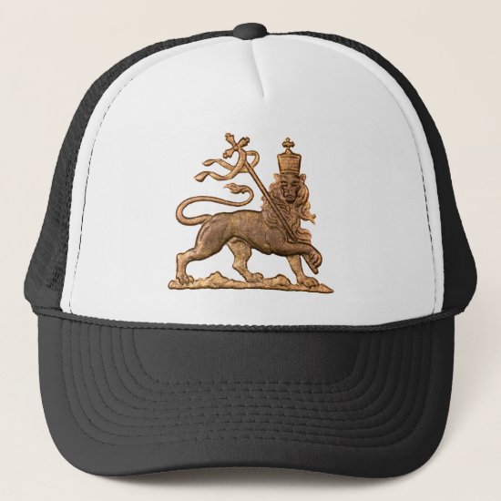 Lion OF Judah - Haile Selassie - Trucker Cap