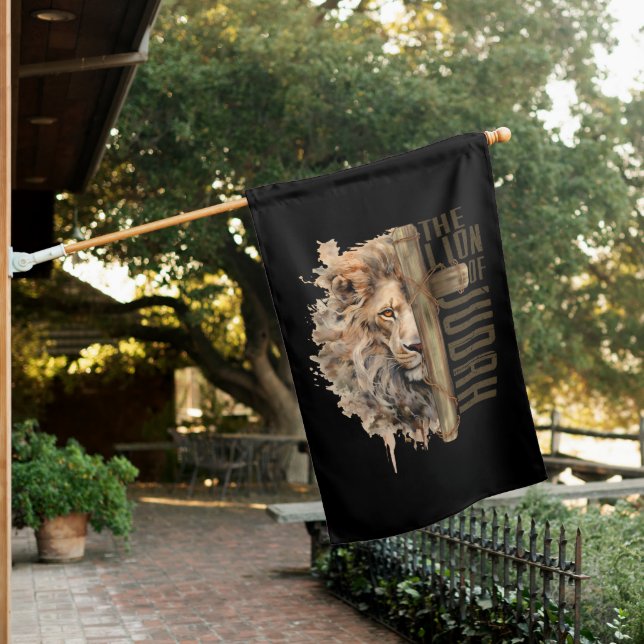 Lion of Judah House Flag (In SItu)