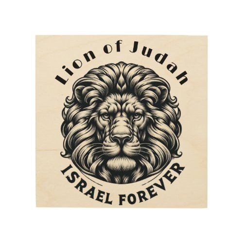 LION OF JUDAH ISRAEL FOREVER WOOD WALL ART