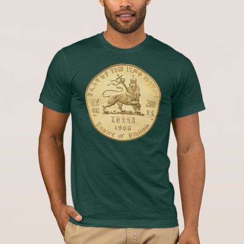 유다의 사자-Jah Army Gold-Rasta Reggae Shirt