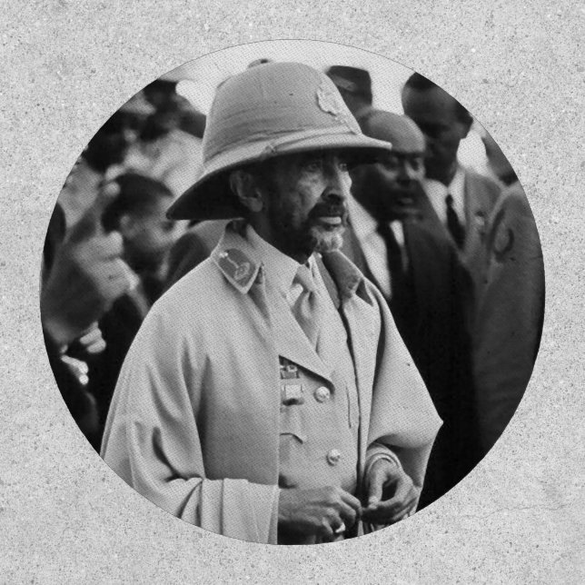 Lion of Judah Jah Army Haile Selassie Rasta Patch (Front)