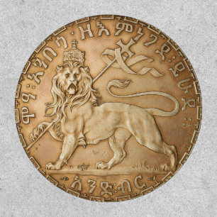 Lion of Judah Jah Army Haile Selassie Rasta Patch