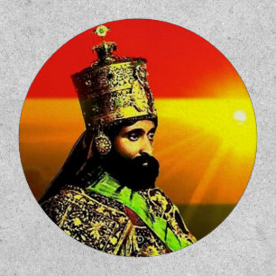 Lion of Judah Jah Army Haile Selassie Rasta Patch