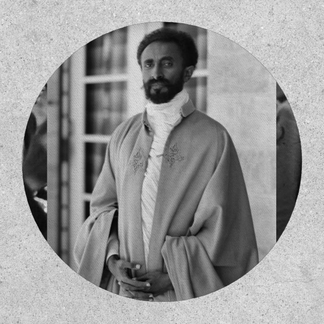 Lion of Judah Jah Army Haile Selassie Rasta Patch (Front)