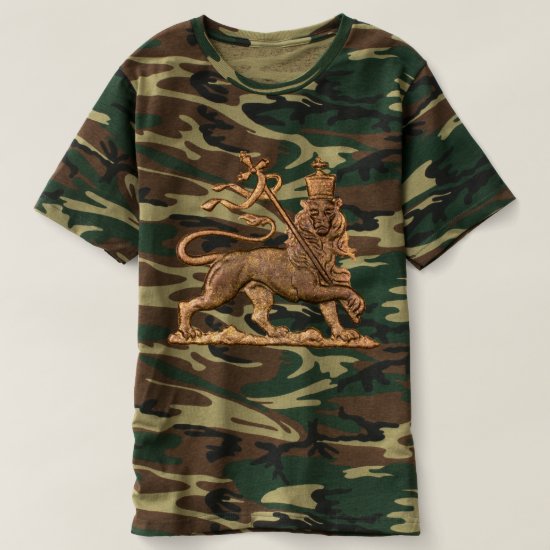 León de Judah - Jah Army - Haile Selassie - camisa