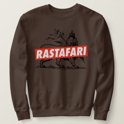 Lion of Judah Jah Rastafari Emperor Rasta Sweater