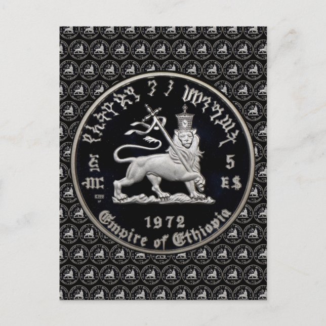 Lion of Judah - Jah Rastafari - Postcard (Front)