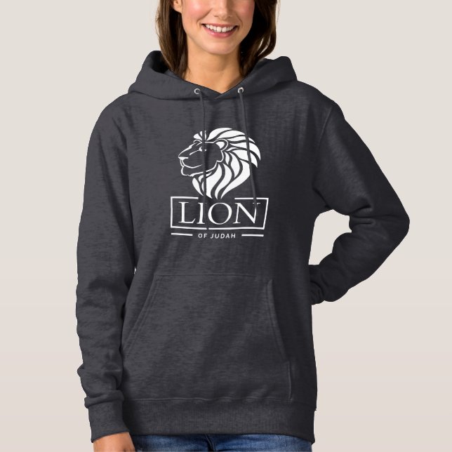 Lion of Judah - Jah Rastafari Rasta Queen Hoodie (Front)