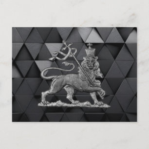 Lion of Judah Jah Rastafari Rasta Reggae Roots INI Postcard