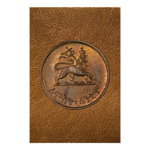 Lion of Judah Jah Rastafari Reggae Roots Poster