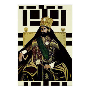 Lion of Judah Jah Rastafari Reggae Roots Poster
