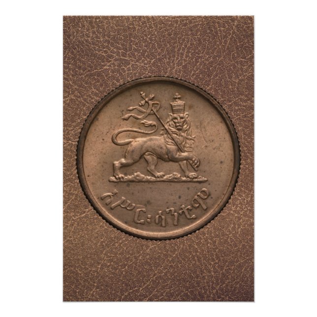 Lion of Judah Jah Rastafari Reggae Roots Poster (Front)