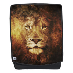 Lion of Judah - Jah Rastafari - Reggae Rucksack Backpack